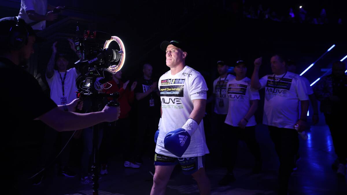 Paul Gallen has lit the fuse for his looming bout with Josh Aloiai. Picture: Getty