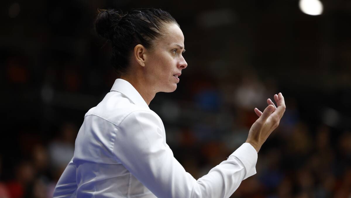 Canberra Capitals coach Kristen Veal has a major test ahead. Picture by Keegan Carroll