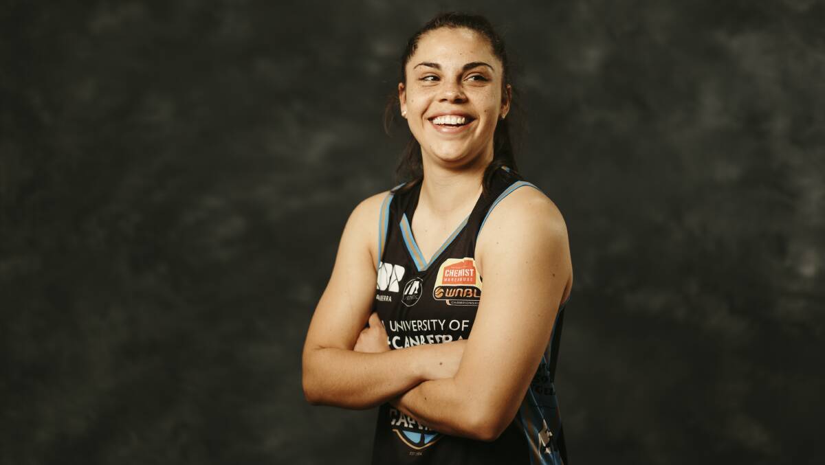 Abby Cubillo has been a key player for Canberra in the Waratah League and the WNBL. Picture: Dion Georgopoulos