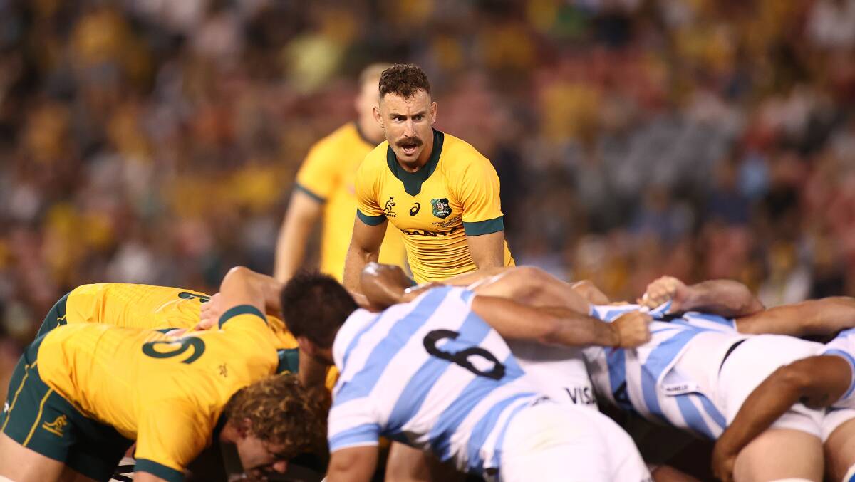 Nic White and the Wallabies face a hectic schedule against the French. Picture: Getty
