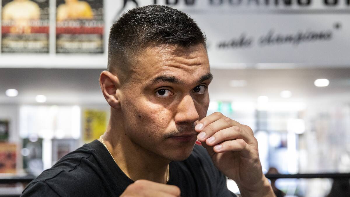 Tim Tszyu has vowed to end Dennis Hogan's career. Picture: Getty