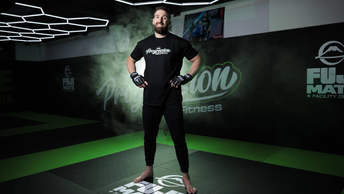 Canberra MMA fighter Duke Didier is opening a new gym called Progression MMA & Fitness in Tuggeranong. Picture by Keegan Carroll