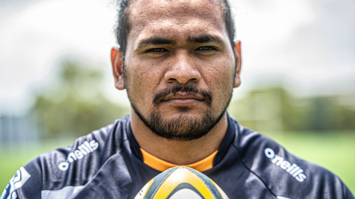Solomone Kata will be back in Brumbies colours for the 2022 season. Picture: Karleen Minney