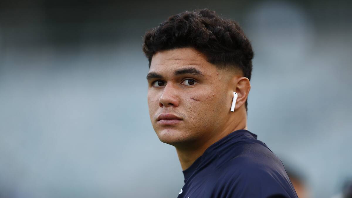 Brumbies playmaker Noah Lolesio has attracted interest from other clubs. Picture: Keegan Carroll