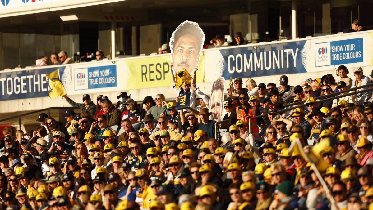 Brumbies officials are desperate to bring fans back to Canberra Stadium. Picture by Keegan Carroll