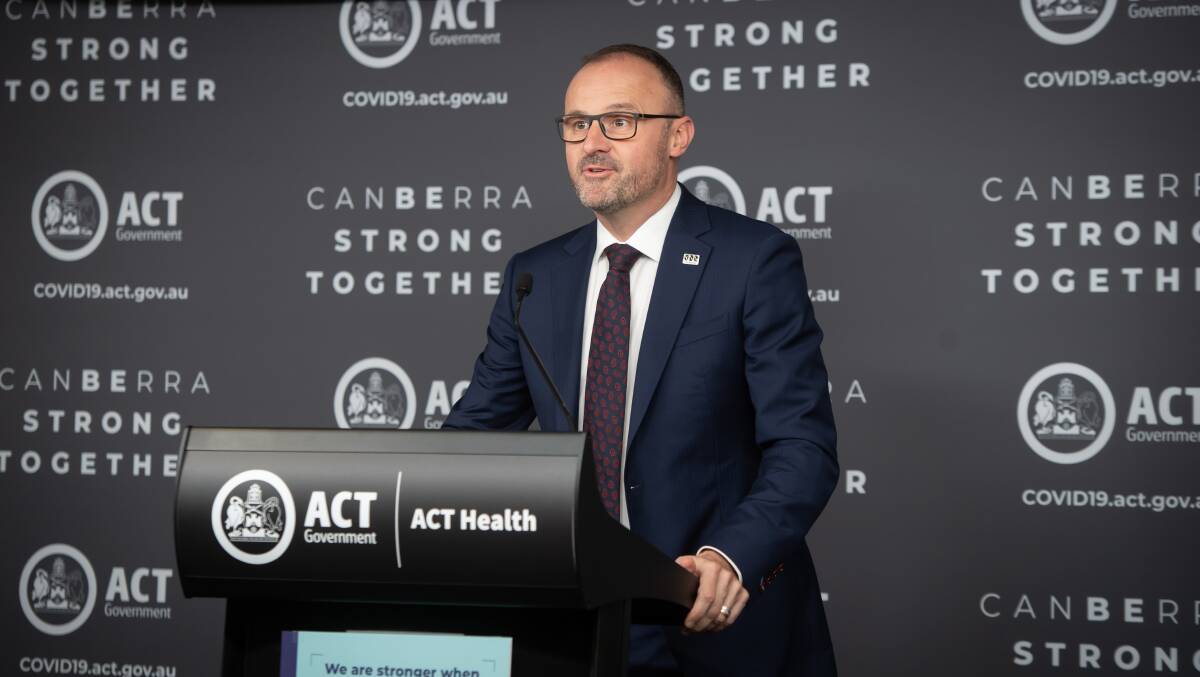 ACT Chief Minister Andrew Barr says moving the entire AIS would be a huge step. Picture: Karleen Minney