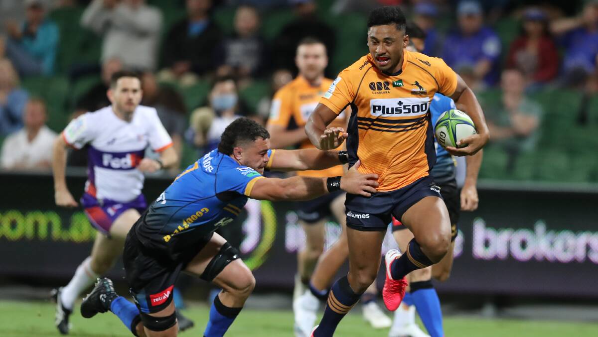 Irae Simone impressed in the Brumbies' win in Perth. Picture: Getty