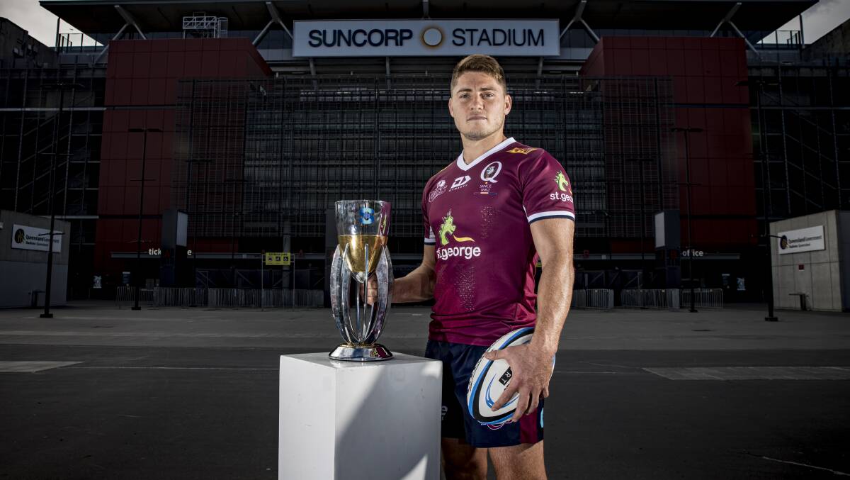 James O'Connor wants to create history. Picture: Brendan Hertel/QRU