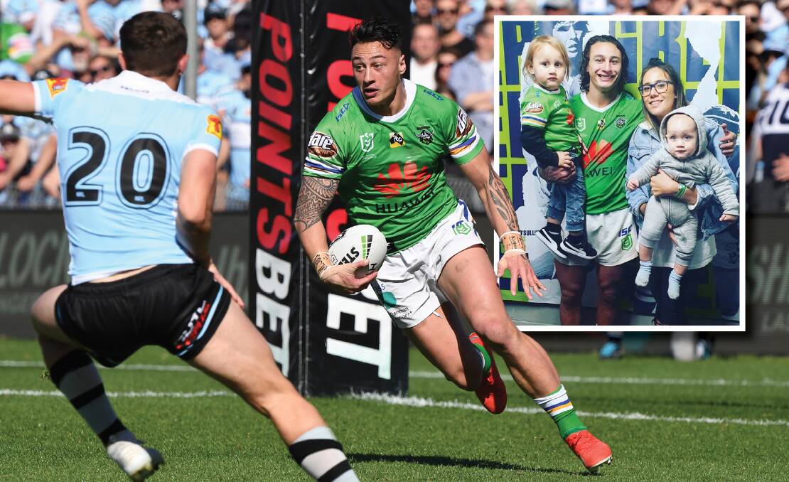 Canberra Raiders fullback Charnze Nicoll-Klokstad took a gamble on life in the capital and it is paying off. Picture: NRL Photos