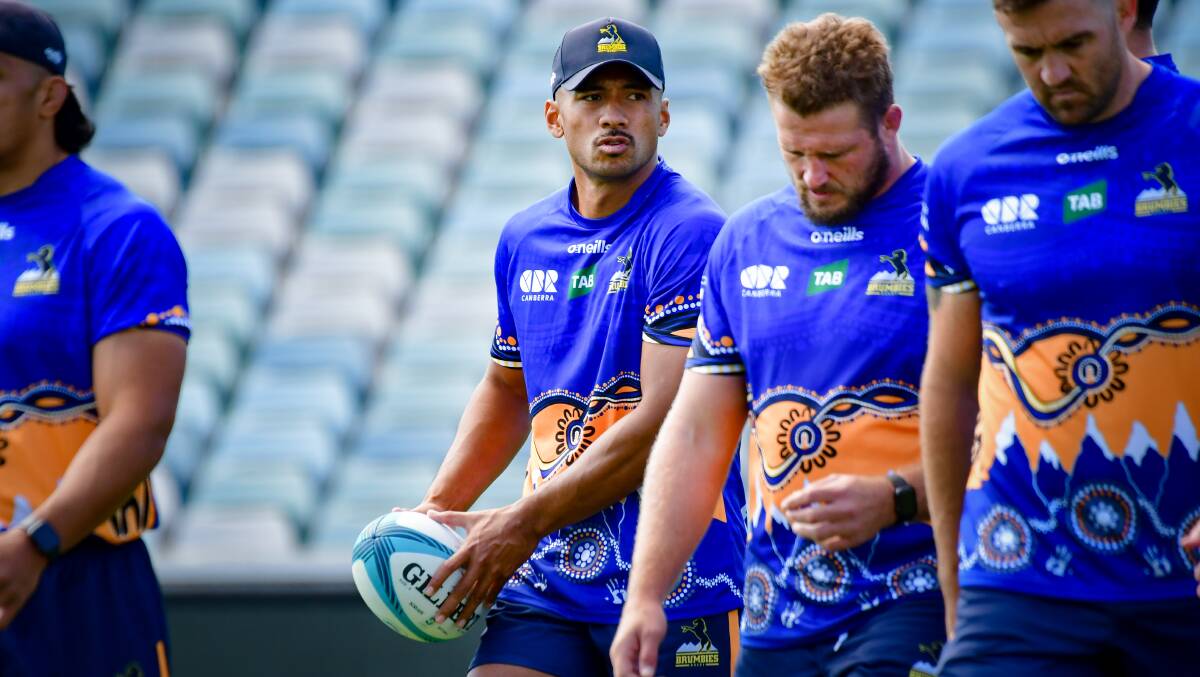Irae Simone will play a key role for the Brumbies at inside centre. Picture: Elesa Kurtz