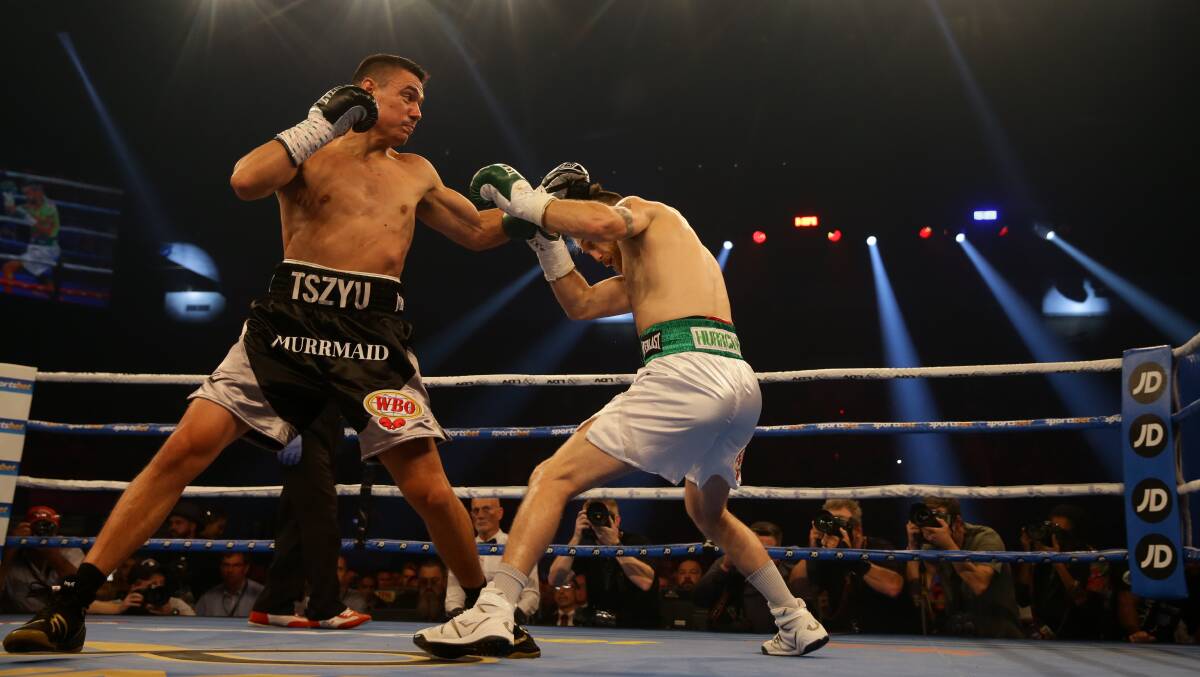 Tim Tszyu's brutal nature in the ring has become a trademark. Picture: Jonathan Carroll