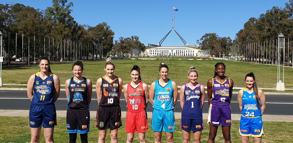 The WNBL's 40th season was launched in Canberra on Thursday. Picture: WNBL