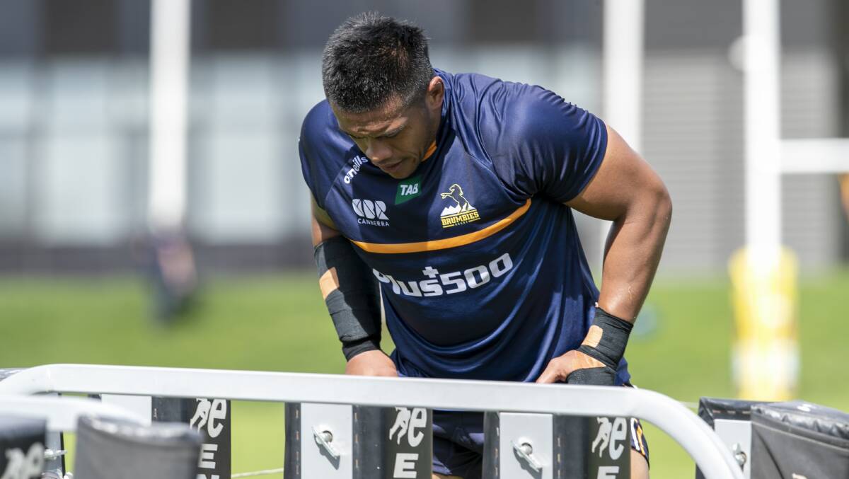 Allan Alaalatoa returns for a showdown with the Reds. Picture: Keegan Carroll