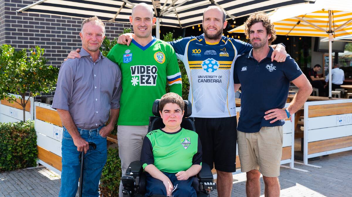 Terry Campese and Ben Alexander are set to go toe-to-toe for a good cause. Picture: Dimitri Yianoulakis