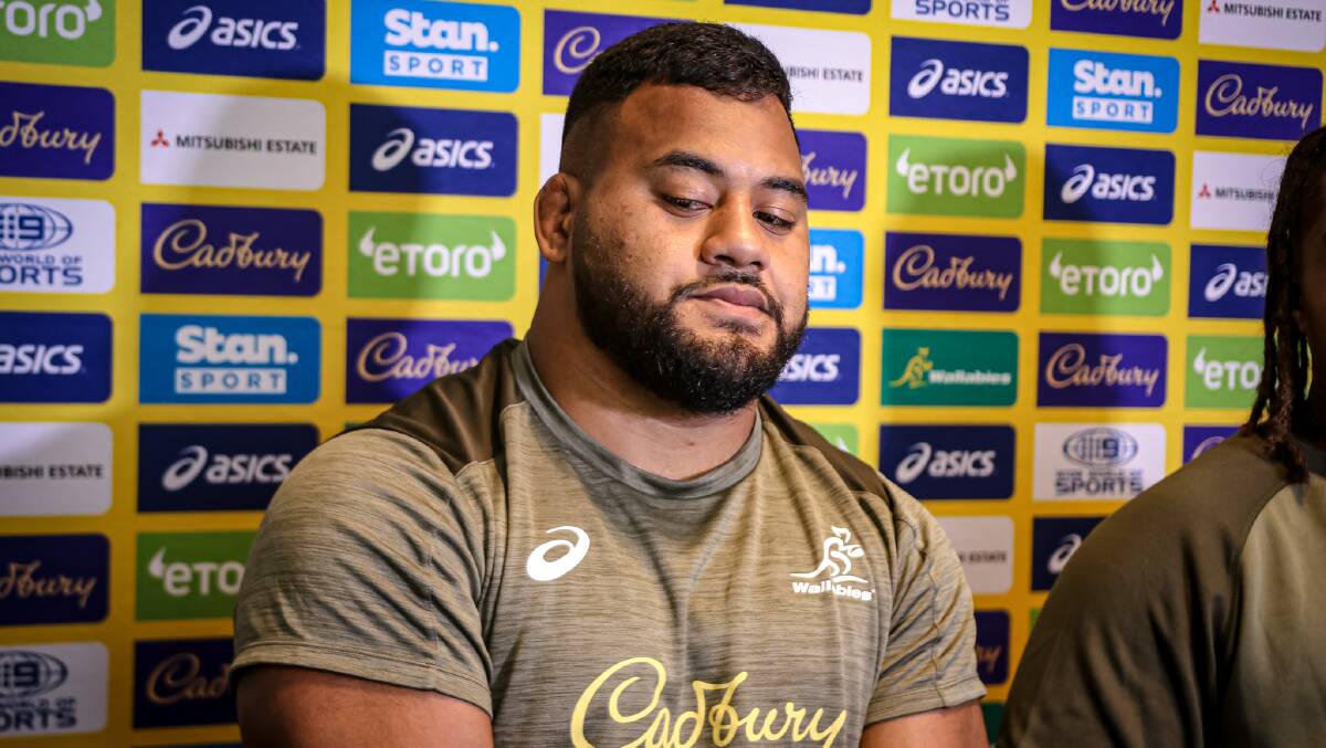 Taniela Tupou will jostle for the starting role with Allan Alaalatoa. Picture: Andrew Phan/Wallabies Media