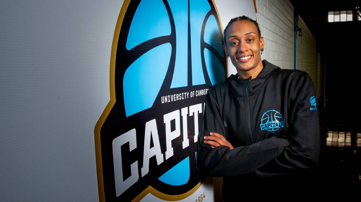 Capitals import Brittney Sykes looms as a key piece in Canberra's pursuit of a 10th championship. Picture: Elesa Kurtz