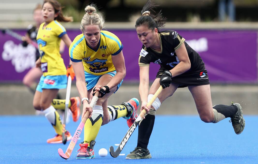 Meredith Bone and the Chill fell agonisingly short. Picture: Hockey Australia