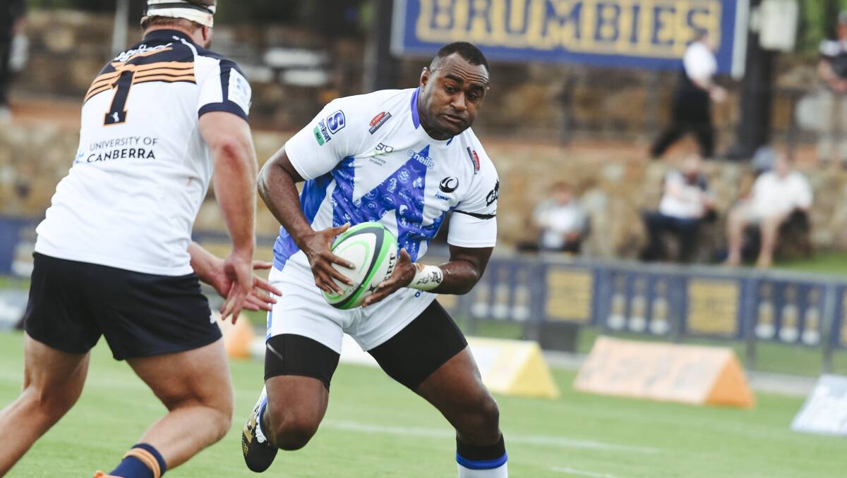 Tevita Kuridrani will miss this week's qualifying final. Picture: Dion Georgopoulos