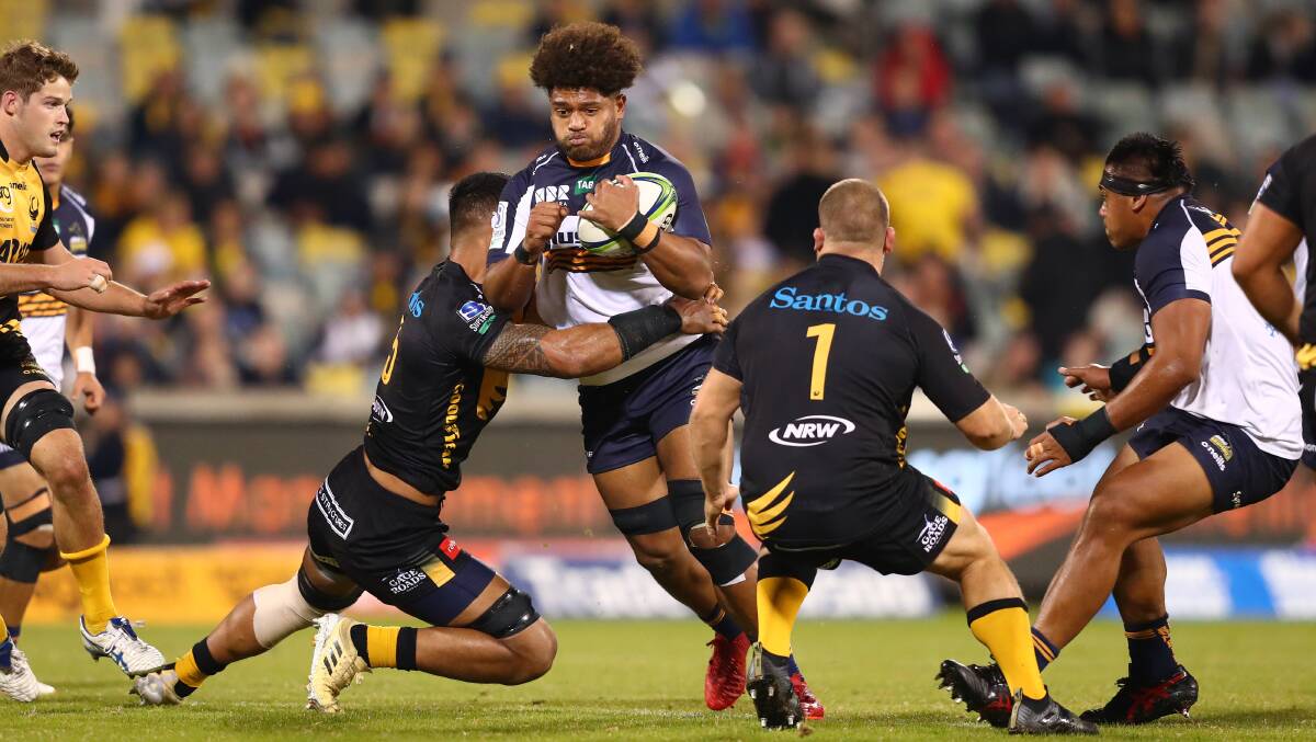 Rob Valetini has signed a contract extension with the Brumbies and Rugby Australia. Picture: Keegan Carroll