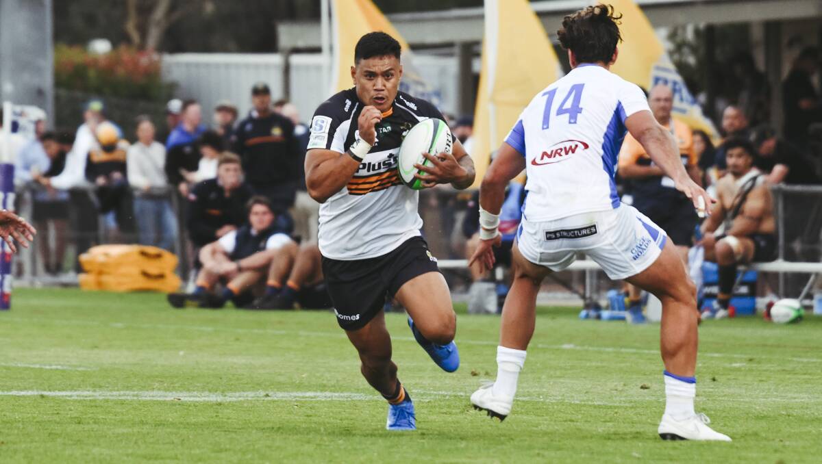 Len Ikitau impressed at outside centre. Picture: Dion Georgopoulos