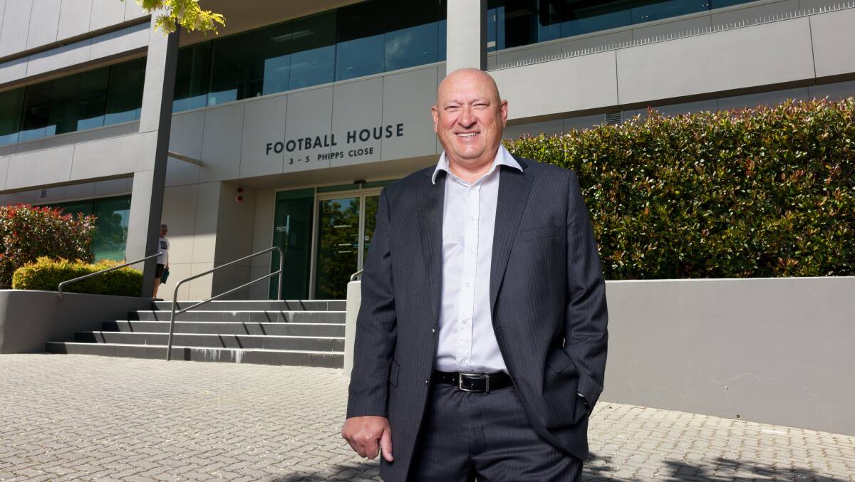 Capital Football chief Ivan Slavich wants a men's team in Canberra. PIcture by Sitthixay Ditthavong