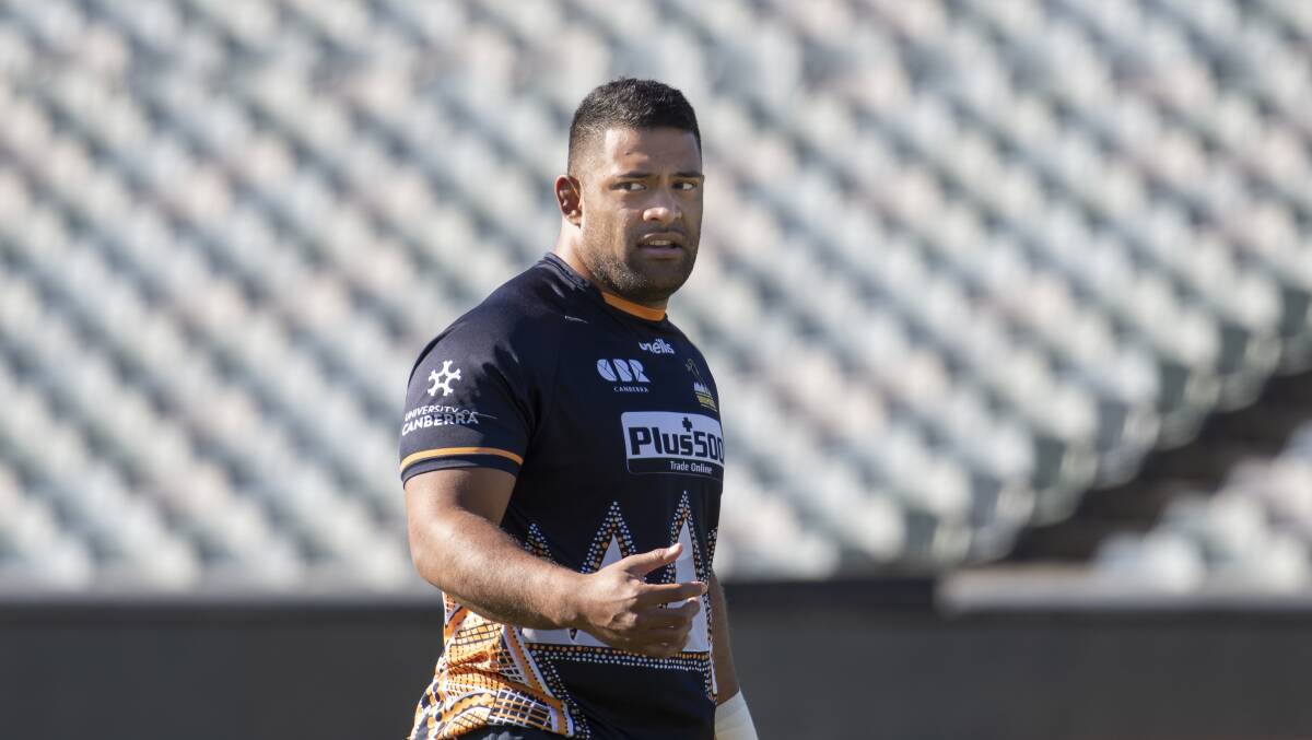 Scott Sio can play a huge role for the Brumbies during Super Rugby Pacific. Picture: Sitthixay Ditthavong