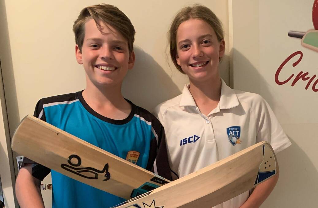 Jake and Amber Smith live and breathe cricket as they set their sights on realising their big dreams. Picture: Supplied
