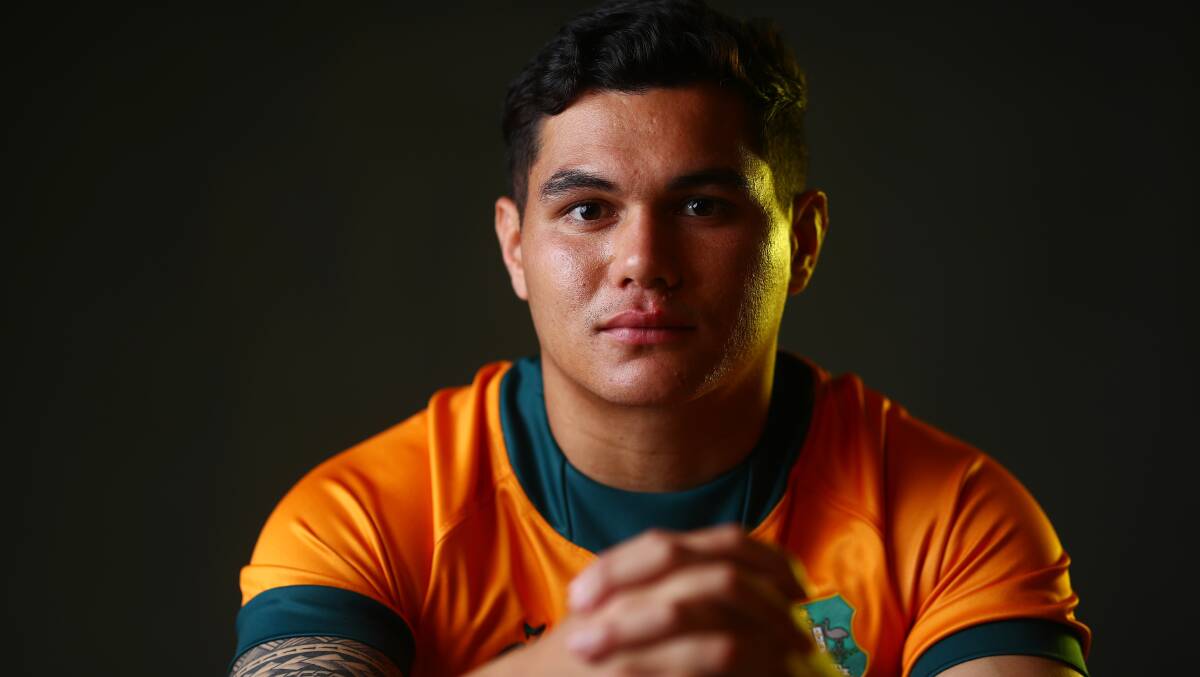 Noah Lolesio is determined to make the most of his chance at Test level. Picture: Getty