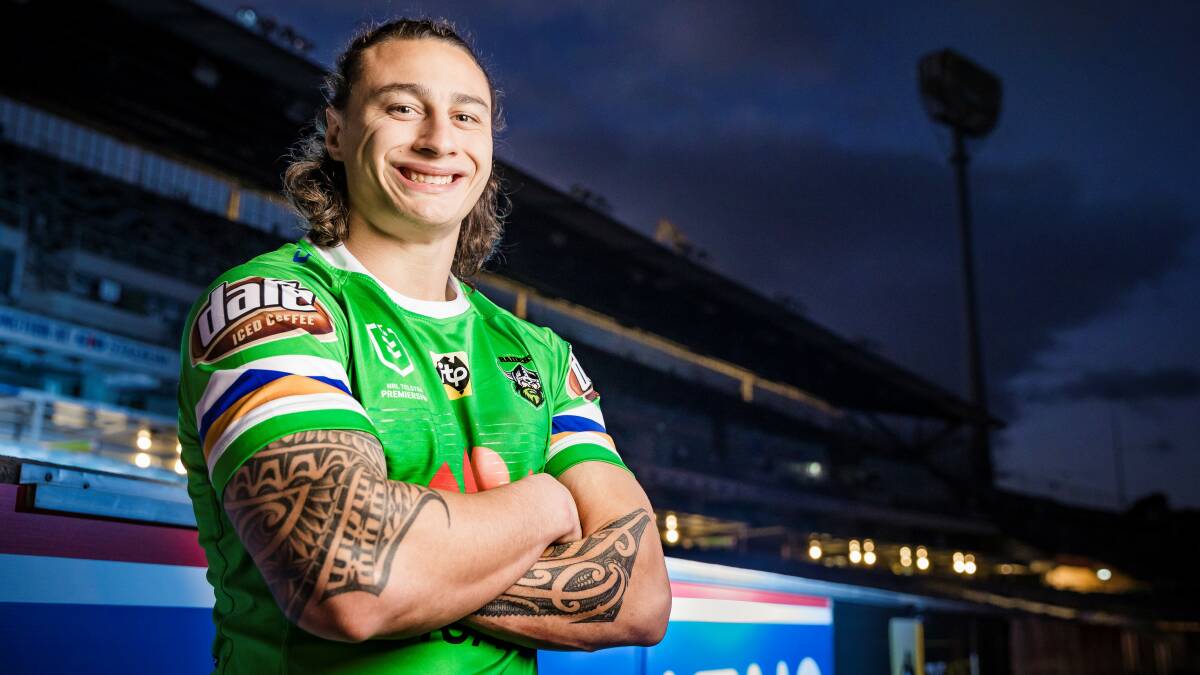 Canberra Raiders fullback Charnze Nicoll-Klokstad has quickly emerged as a fan favourite. Picture: Sitthixay Ditthavong