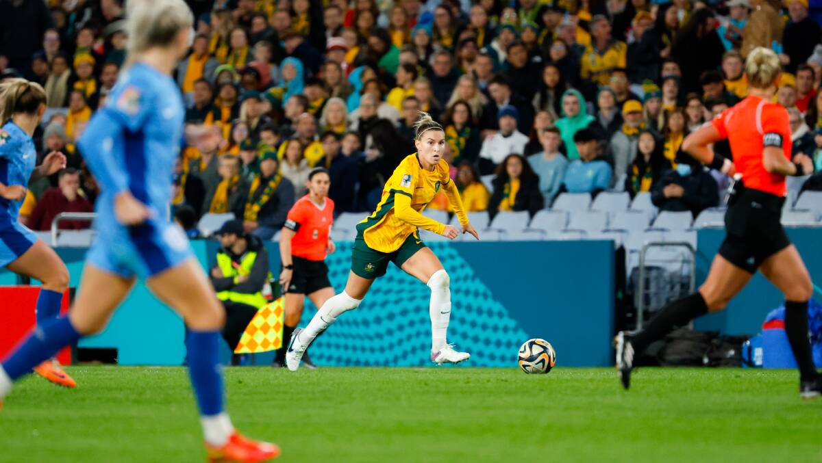 Steph Catley and the Matildas captivated a country during their World Cup run. Picture by Anna Warr