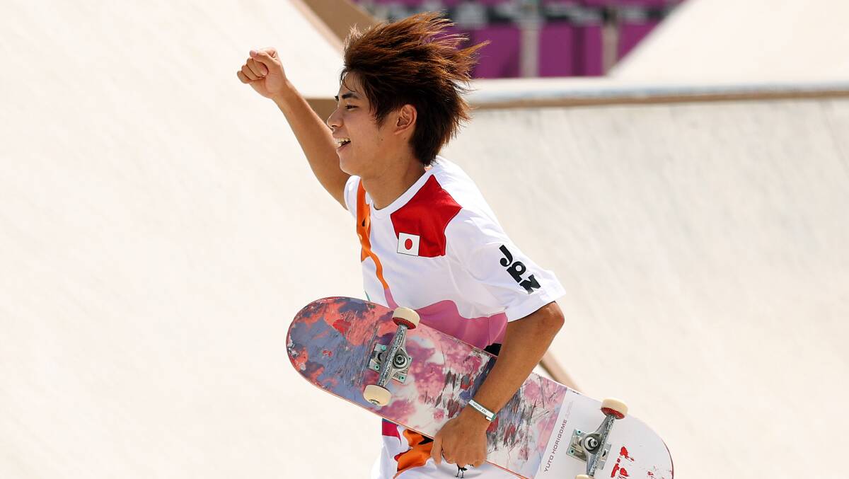 Yuto Horigome has big dreams after making history. Picture: Getty