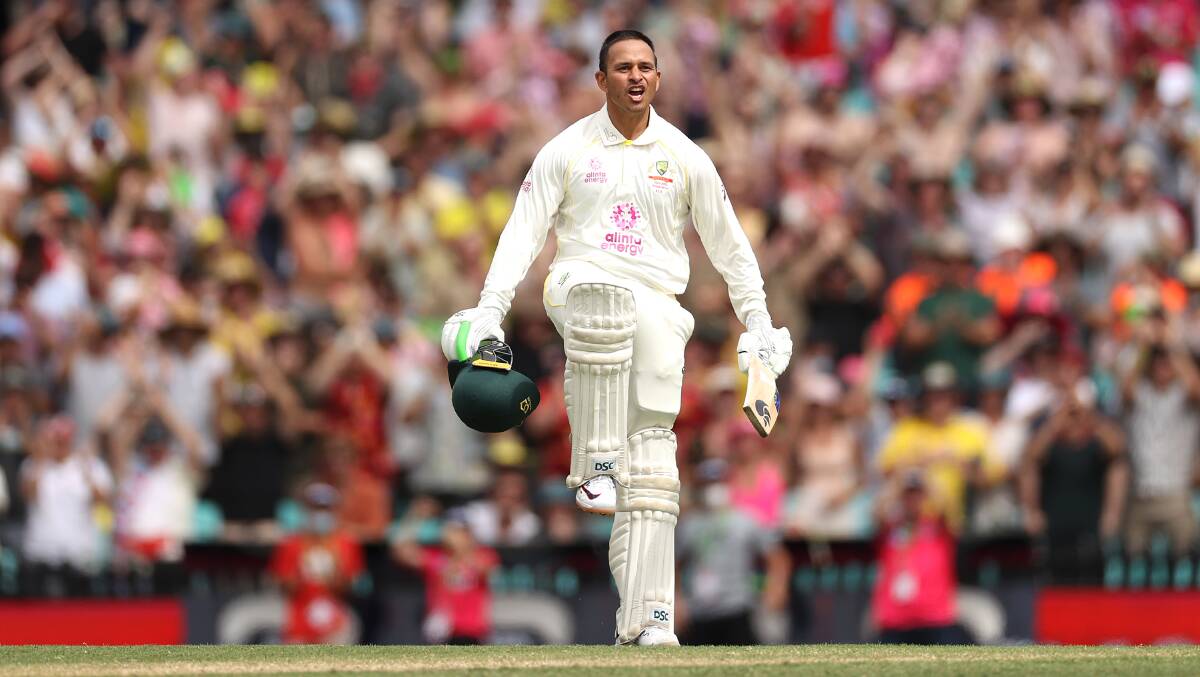 Usman Khawaja peeled off two centuries in Sydney. Picture: Getty