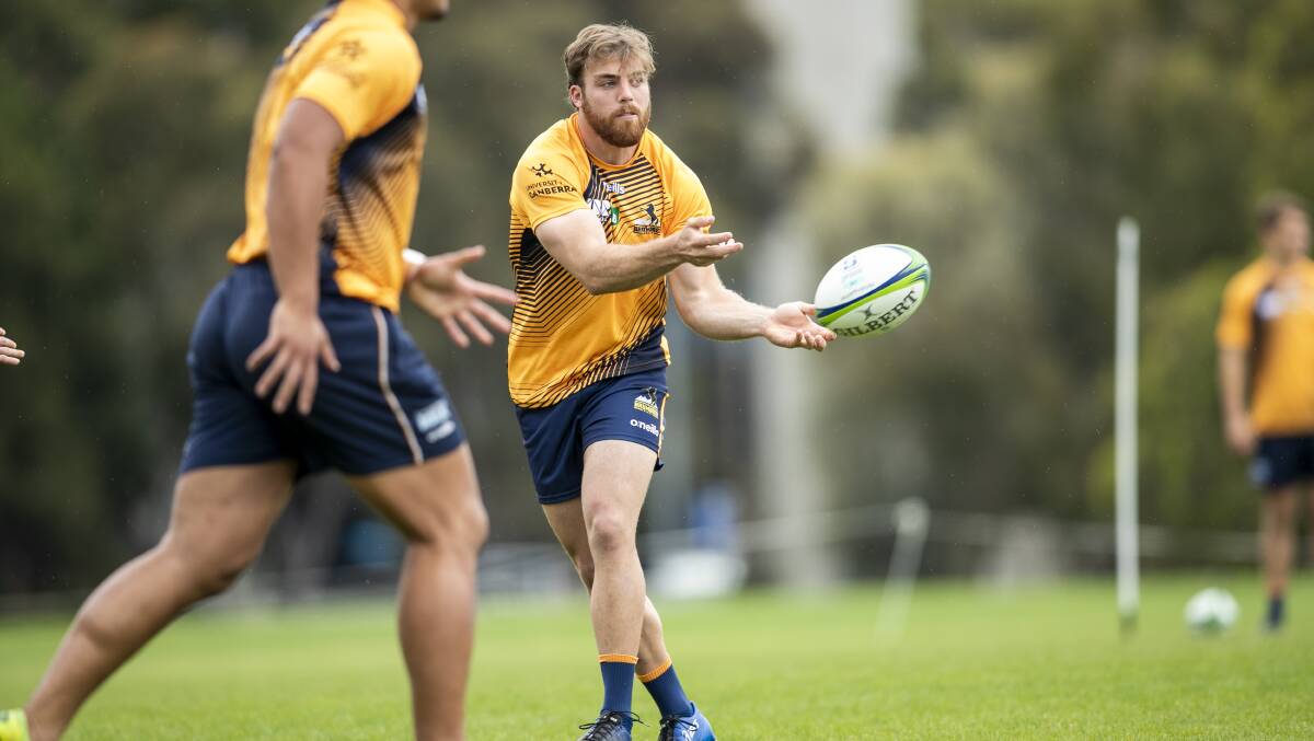 Hudson Creighton will play a key role off the bench for the Brumbies. Picture: Keegan Carroll