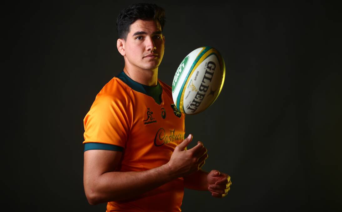 Wallabies lock Darcy Swain is determined to shine in his first Test start against France on Saturday. Picture: Getty