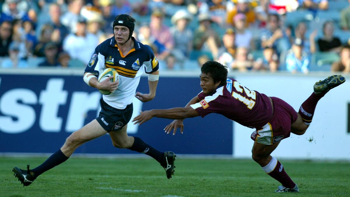 Stephen Larkham was a star during his playing days. Picture: Ben MacMahon