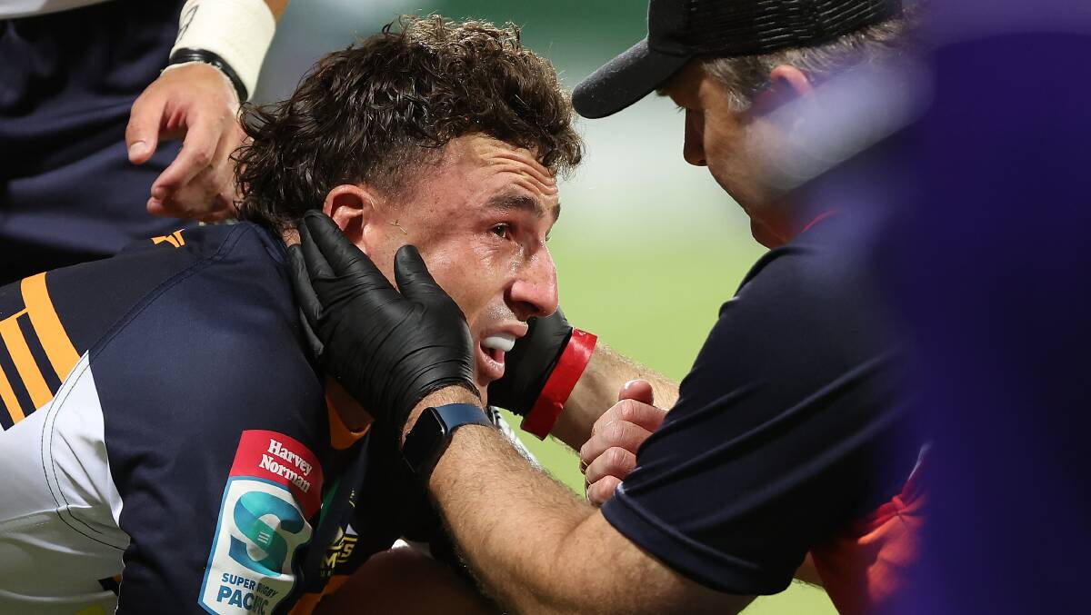 Brumbies fullback Tom Banks could face a stint on the sideline. Picture: Getty