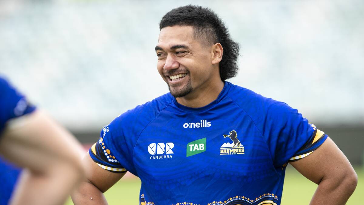 Chris Feauai-Sautia is set to reignite his Super Rugby career in Canberra after earning a shot at the Brumbies. Picture: Keegan Carroll