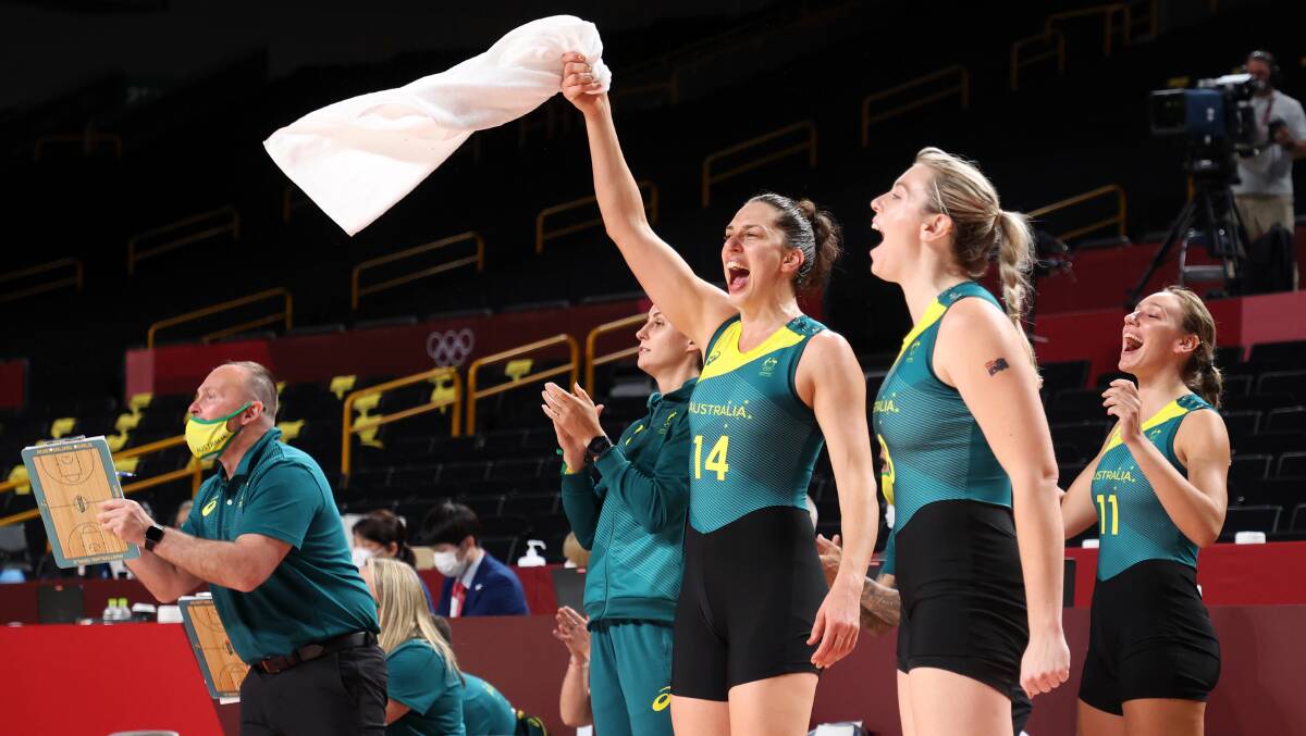 Marianna Tolo and the Opals have one more chance to reignite their pursuit of a gold medal in Tokyo. Picture: Getty