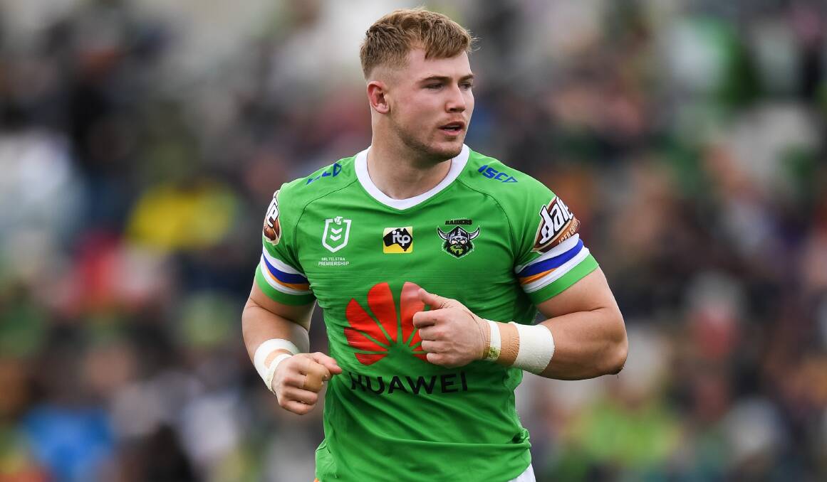 Canberra Raiders forward Hudson Young. Picture: NRL Photos