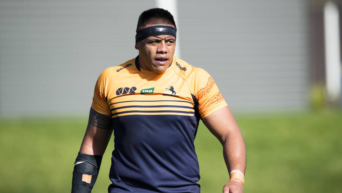 Allan Alaalatoa is raring to go for round one. Picture by Keegan Carroll