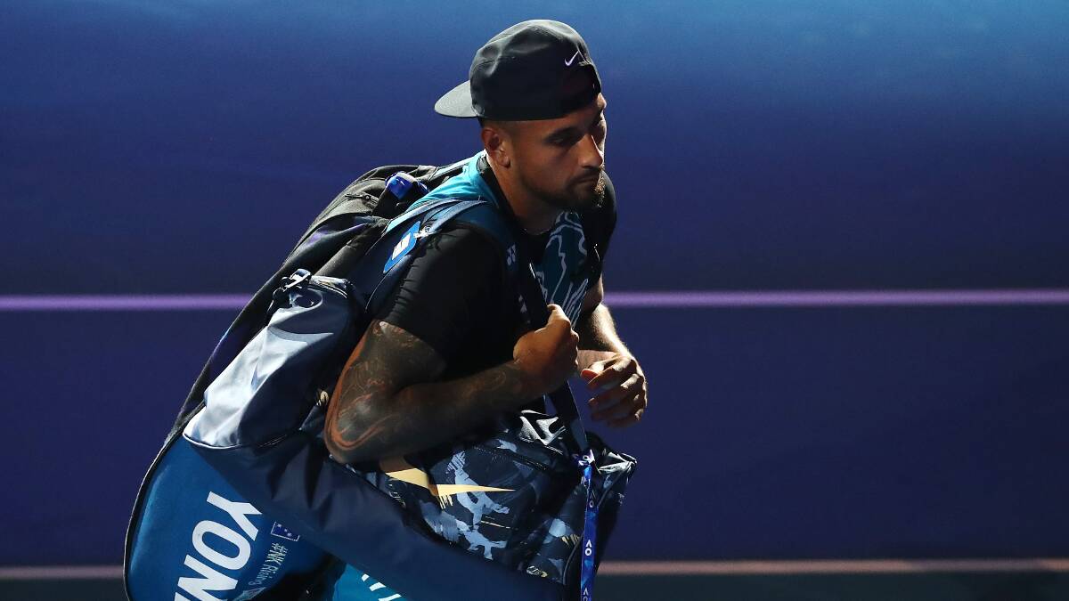 Nick Kyrgios will launch his Australian Open campaign as the nation's greatest hope of winning a title. Picture Getty