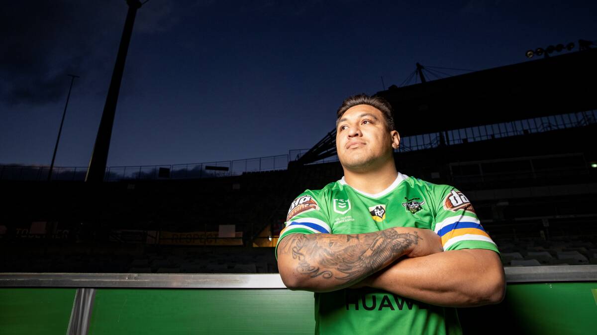 Canberra Raiders front-rower Josh Papalii has quickly become one of the best props in the NRL. Picture: Sitthixay Ditthavong