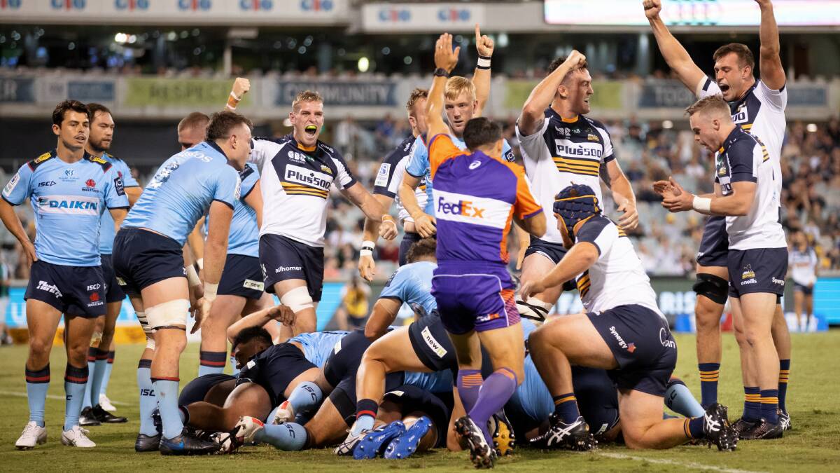 The ACT Brumbies and NSW Waratahs are on opposite ends of a rugby revival. Picture: Sitthixay Ditthavong