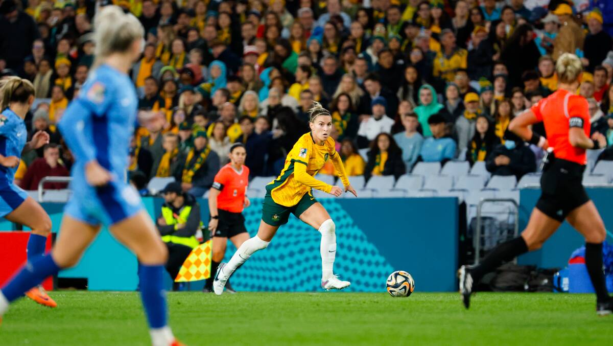 Steph Catley and the Matildas captured the hearts of a nation last year. Picture by Anna Warr