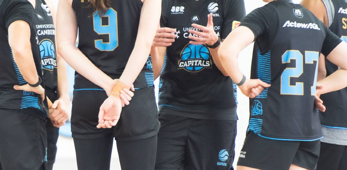 The Canberra Capitals have been forced to cancel Sunday's game due to a COVID-19 case within the club. Picture: Karleen Minney