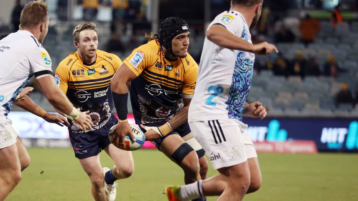 Jahrome Brown and the Brumbies will look to bounce back against Melbourne. Picture by Gary Ramage