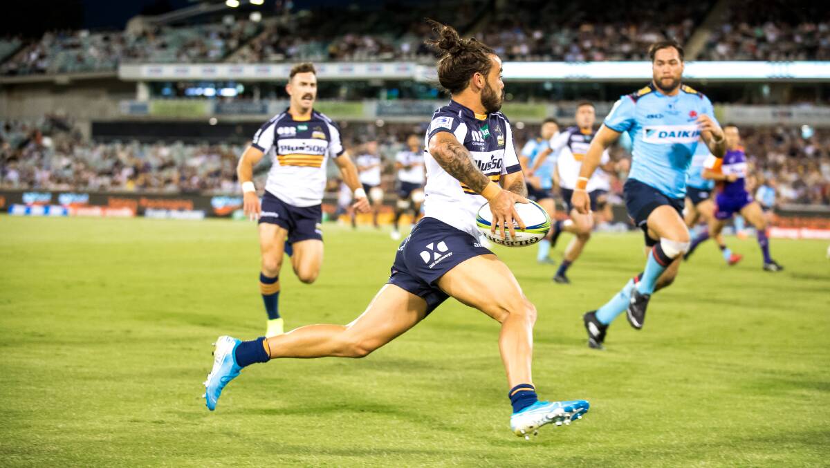 The ACT Brumbies will look to inflict more pain on the Waratahs this week. Picture: Sitthixay Ditthavong
