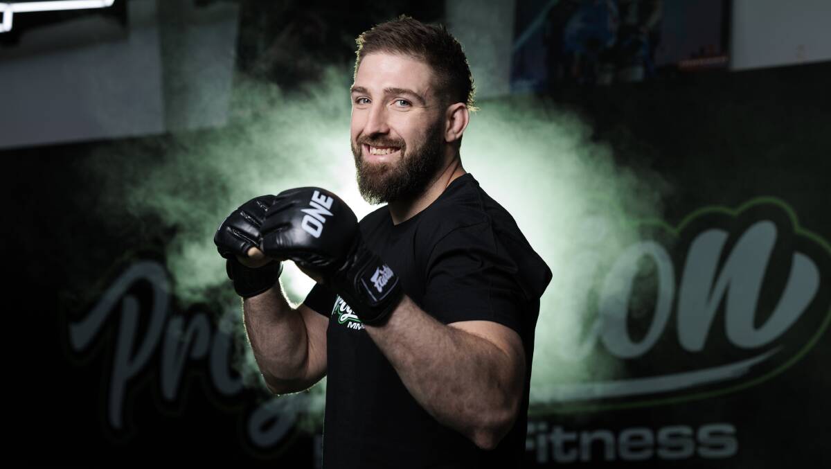 Canberra MMA fighter Duke Didier is targeting a mid-year return to the cage. Picture by Keegan Carroll