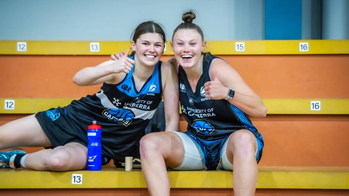 Jade Melbourne and Nicole Munger have been standouts for Canberra in a tough year. Picture by Karleen Minney
