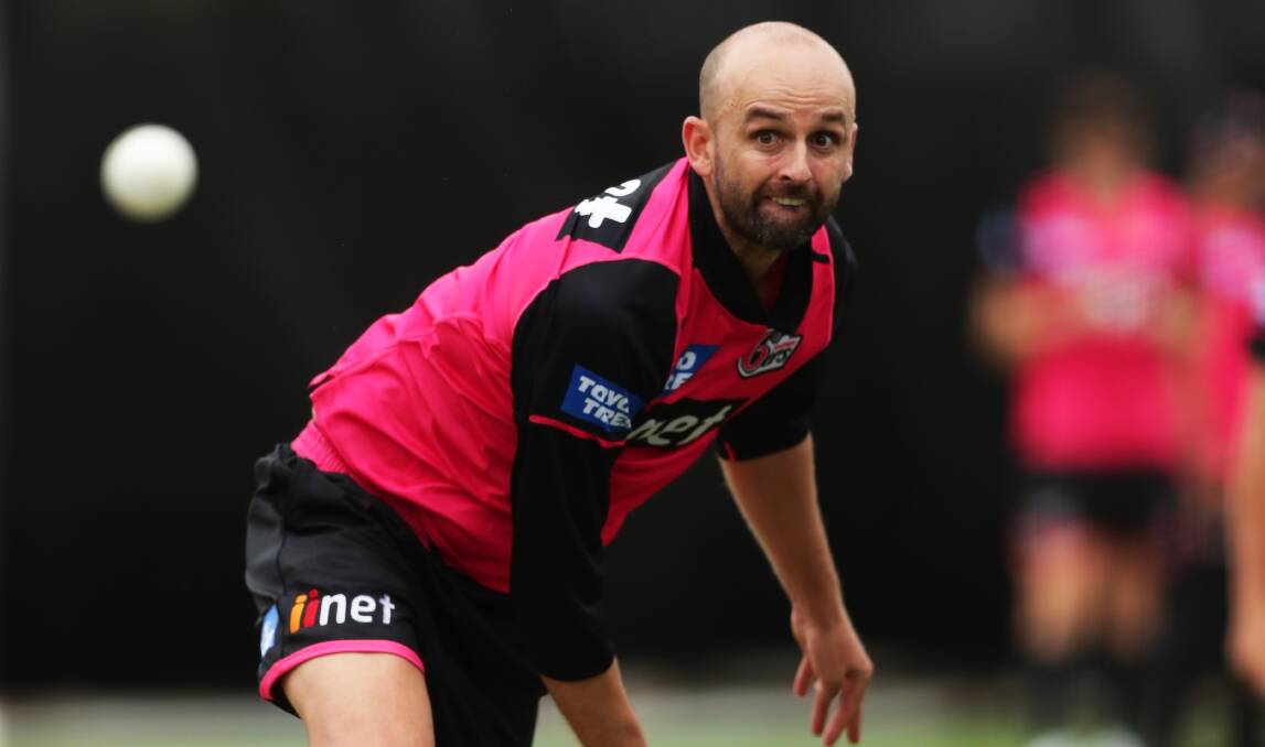 Nathan Lyon could return to the Sixers once the Test series is over. Picture: Getty